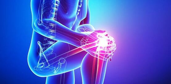 starke Schmerzen im Kniegelenk