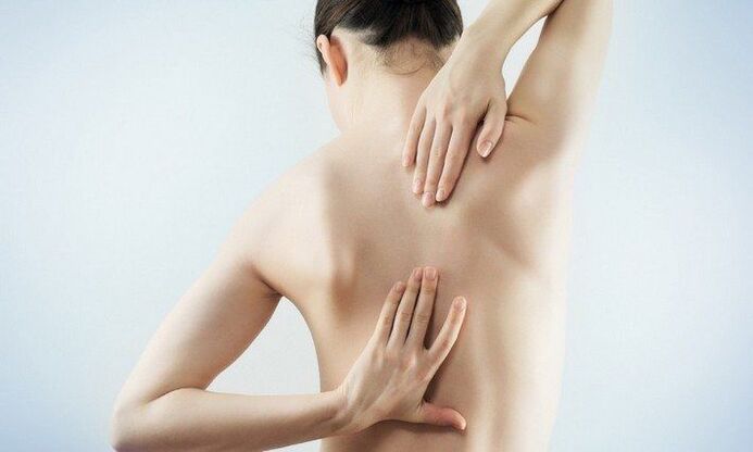 besondere Symptome der Osteochondrose